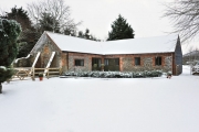 Wash House Winter courtyard